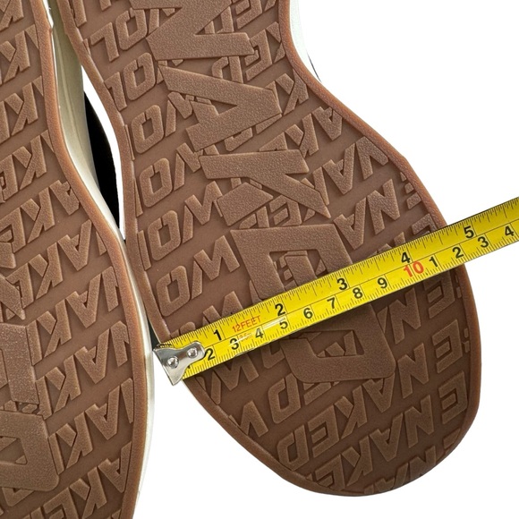 Naked Wolfe Dawn Dark Brown Suede Backless Slip-On Sneakers Size 9 - Picture 13 of 16